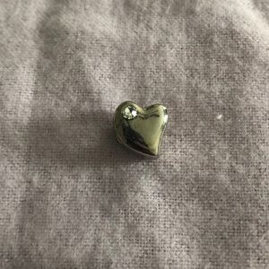 Pandora silver heart charm